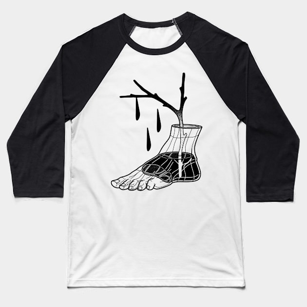 Life is everywhere Baseball T-Shirt by Sadhakaya